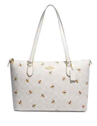 bee coach purse|coach bee print tote.